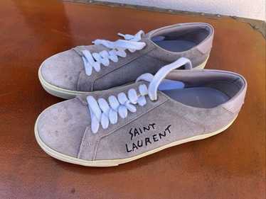 SAINT LAURENT COURT スニーカー YSL SAINT LAURENT COURT CLASSIC SL/10 SNEAKERS IN PERFORATED