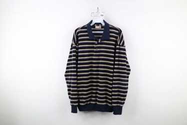Striped velour polo - Gem