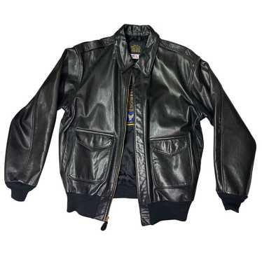 Avirex a-2/flight jacket/42/leather/brw/1978-01 - Gem