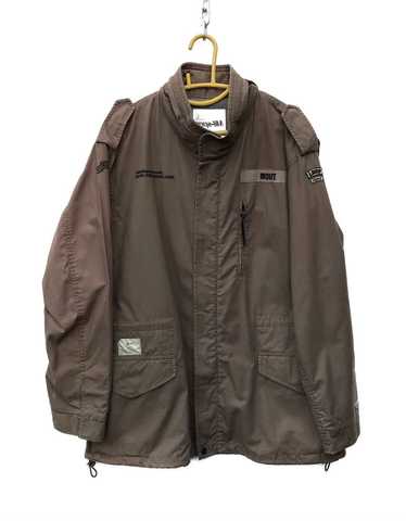 WTAPS URBAN TERRITORY ミリタリージャケット サイズ 02 WTAPS Navy Military Jacket Urban Territory Embroidery X02