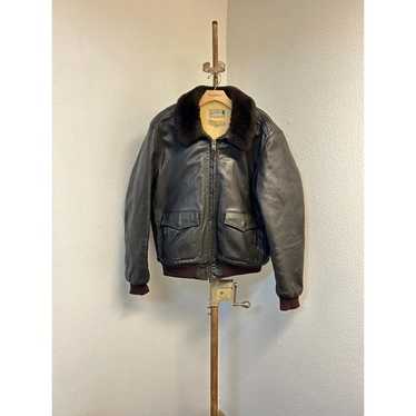 【80s vintage】シアーズ　G1 希少サイズ　46 フライトジャケット U.S.C.G. G-1 Jacket MIL-J-7823E 1976年 size40 used