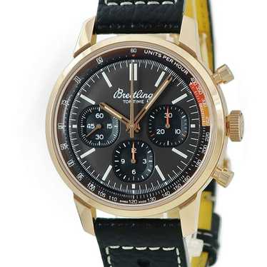 BREITLING 時計ケース ブラウン Breitling Brown Leather Travel Inner Watch Box Case for Two