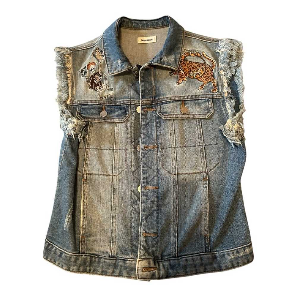 Zadig&Voltaire denim vest M