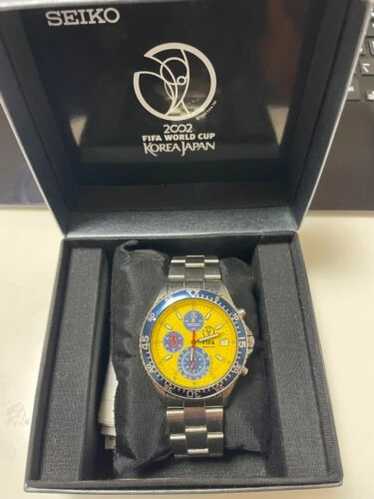 SEIKO 2022 FIFA WORLD CUP クロノグラフ Thought you might like my new watch! FIFA World Cup 2002