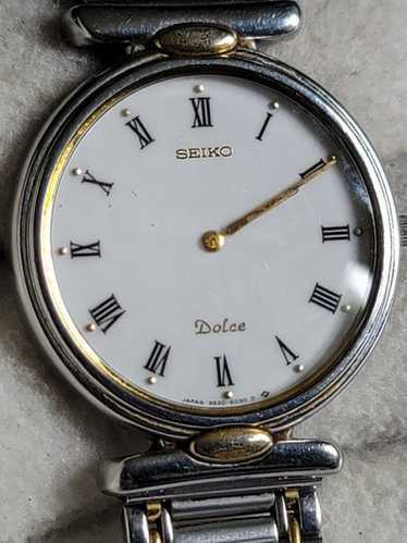 SEIKO ヴィンテージ クォーツ 腕時計 SGP30 6030-5250 Vintage SEIKO DOLCE 6030-5550 SGP30 Tank Shape Square Men