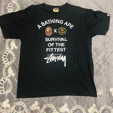 A BATHING APE×STUSSY Tシャツ ピンクカモ30周年 BAPE × STUSSY 30周年記念 Tシャツ Sサイズ ABCカモ a bathing