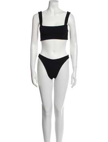 【Hunza G】ワンショルダー　黒　ビキニセット NEW Hunza G Luna Nile BIkini TOP ONLY Black ONE SHOULDER