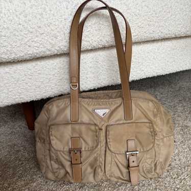 Vintage prada tessuto tan - Gem