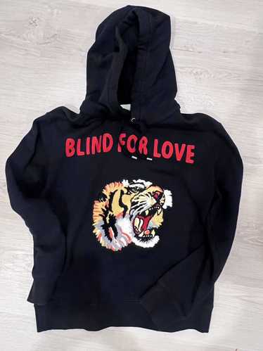GUCCI フード付きパーカー BLIND FOR LOVE Gucci Beige Cotton Blind For Love Sweater - size XS