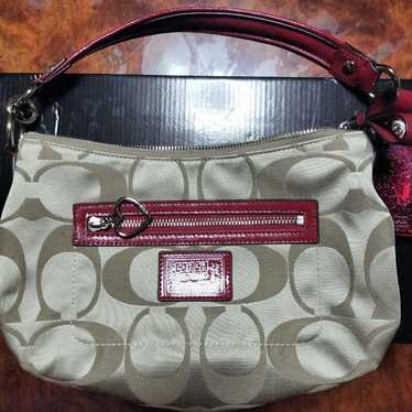バッグ Coach Signature Shoulder mini Bag Y2K MINT Coach Y2K Soho Brown Sig Mini C's Small Buckle Flap