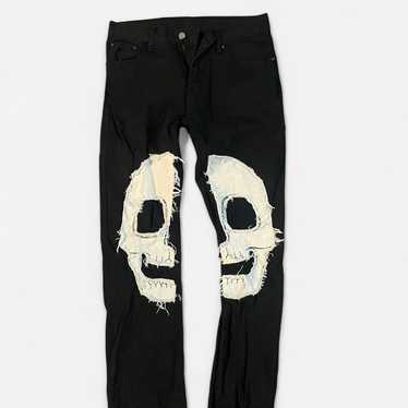 Skull Jeans 黒 ピーコート Skull Jeans 黒 ピーコート Skull Jeans 黒 ピーコート