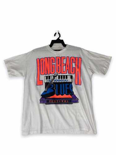 90s Chicago Blues Festival Tシャツロングビーチ音楽 90s Chicago Blues Festival Tシャツロングビーチ音楽 - メルカリ