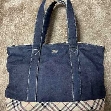 BURBERRY London デニム トートバッグ Burberry tote denim - Gem