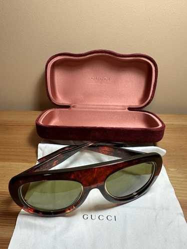 archive GUCCI half-rim sunglasses y2k