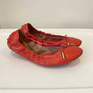 【関税＆送料込み】Tod'S 'Dee' Ballet Flats Dee leather ballet flats in purple - Tods | Mytheresa