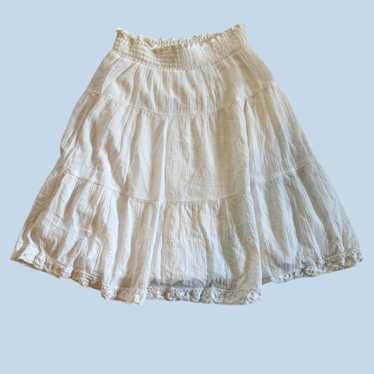 Women's Skirt - White - S – deadstock white lace … - image 1
