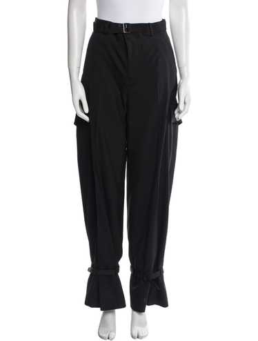 パンツ sacai FW24 Black wool wide-leg pant (2407336 001) Sacai ワイドジーンズ | ブラック | FARFETCH JP