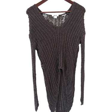 トップス helmut lang Knit brown Vintage Archive 1998 Helmut Lang military knitted tank top