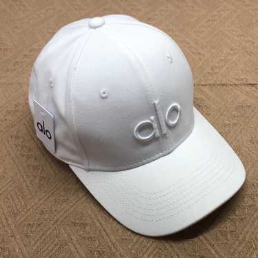 ROSÉ[alo] Off-Duty Cap ベースボールキャップ/白 Off-Duty Cap - Bright White/White | ALO