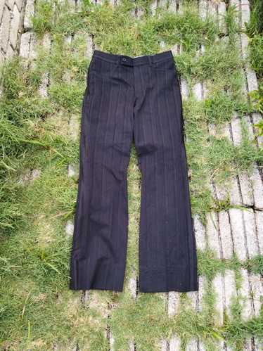 【TORNADO MART】crocodile flared pants 00s Tornado Mart Crocodile Skin Flared Lace-Up Pants – Paroxa