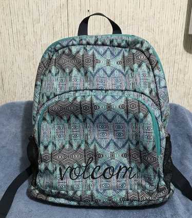 Volcom True To This Backpack Patterned Teal/Blue/… - image 1