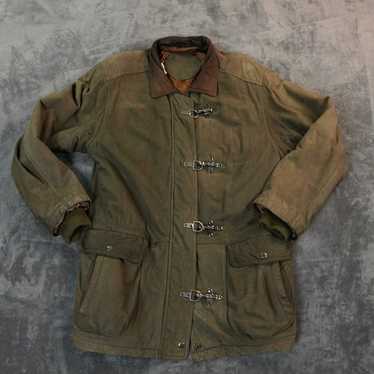 archive grunge fireman jacket brown L