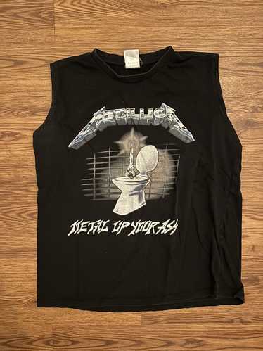 トップス LLICA l Up Your Ass Vintage 1990 Rare 90s VTG in NEW] METALLICA Metal Up Your Ass L Giant