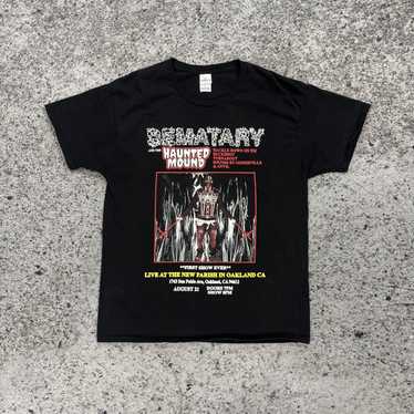 HAUNTED MOUND ポロシャツ Y2K Retro Y2k Street Hip Hop Short Sleeve Shirt Haunted Mound
