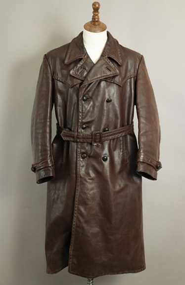 【サト】Germany Longcoat Vintage Vintage 60s Military Trench Coat Mens Gray Gabardine Rain
