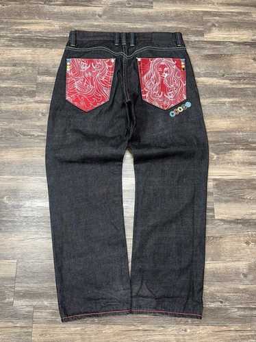 NOTORIOUS B.I.G激レア　デニム　w42 coogi jnco COOGI クージー ブラックデニム ジーンズ ジーパン Gパン w42