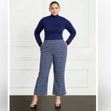 NWT Womens Hill House Navy Blue Elasticized High Waist The