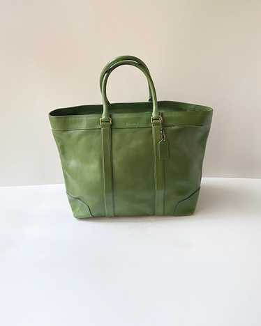 『TEN NYLON COACH GREEN XL 』 TEN NYLON COACH GREEN XL 』 COACH Green Nylon / Leather