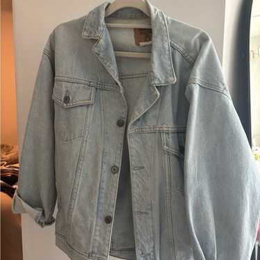 ジャケット・アウター 90s OLD GAP light ounce denim anorak JKT Denim Ripstop Oversized Anorak Zip Jacket | Gap