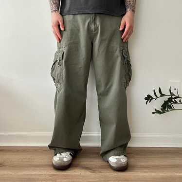 パンツ 2000s No Boundaries Baggy Cargo Pants VINTAGE No Boundaries Cargo Pants Womens 32x32 Wide Leg Low