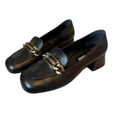 靴 Vintage Miu Miu leather mules Miu Miu 1998 SS Archive Vintage Tassel Design Leather Mule