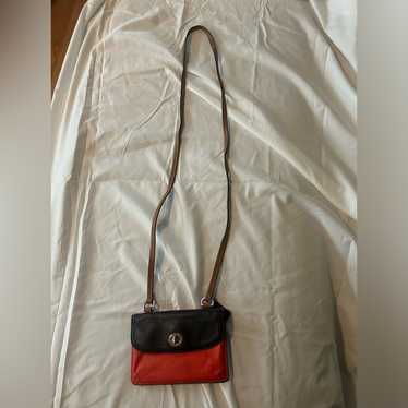 美品✨vintage coach old shoulder bag 2way Vintage Coach Winnie Brown Turnlock 2Way Handbag Shoulder