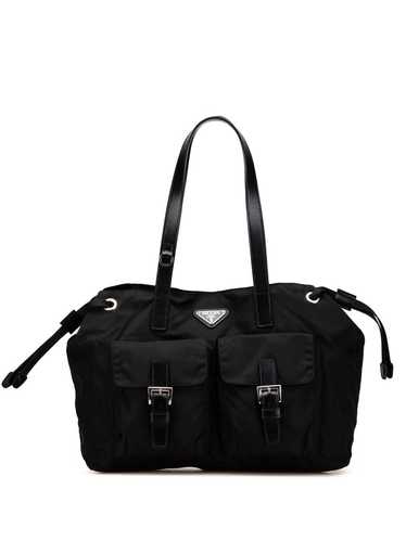 国内発送プラダ サイド ポケット バックル Tessuto Prada tessuto double pocket - Gem