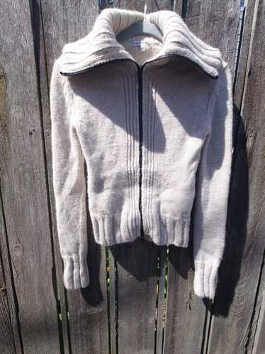 トップス archive ann demeulemeester cardigan SchaferandweinerShops TW - Navy blue Mohair cardigan Ann