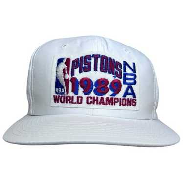 Detroit Pistons　Champion Cap　NBA　1989　大人 Vintage Detroit Pistons Back to Back 89/90 NBA World