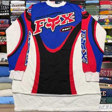 あいみょん 90s FOX RACING モトクロスシャツ モックネック ロン