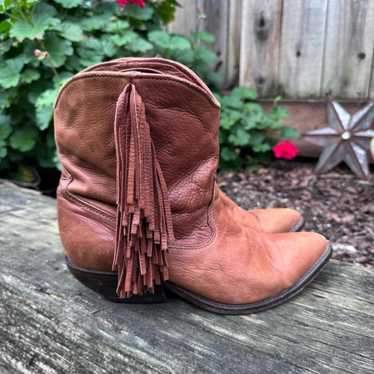 Vintage 80s zodiac leather - Gem