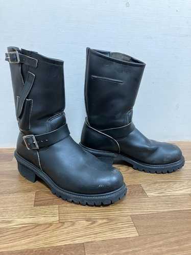 USED 90年代 USA製 レッドウイング エンジニアブーツ PT91 黒