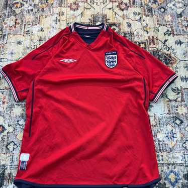 【USED】 UMBRO ENGLAND Soccer Shirt England National Team Umbro Soccer Jersey Gently Used Size S