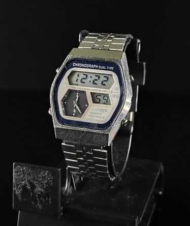 CITIZEN CRYSTRON LC 初代デジアナ デュアル ブラック Yahoo!オークション -「citizen crystron lc」の落札相場・落札価格
