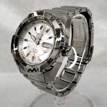 【美品特価】SEIKO５スポーツ フィールドタイプ 7S36-04M0 Seiko 5 Sports 7S36-04M0 Day Date St.Steel Black Round 100M