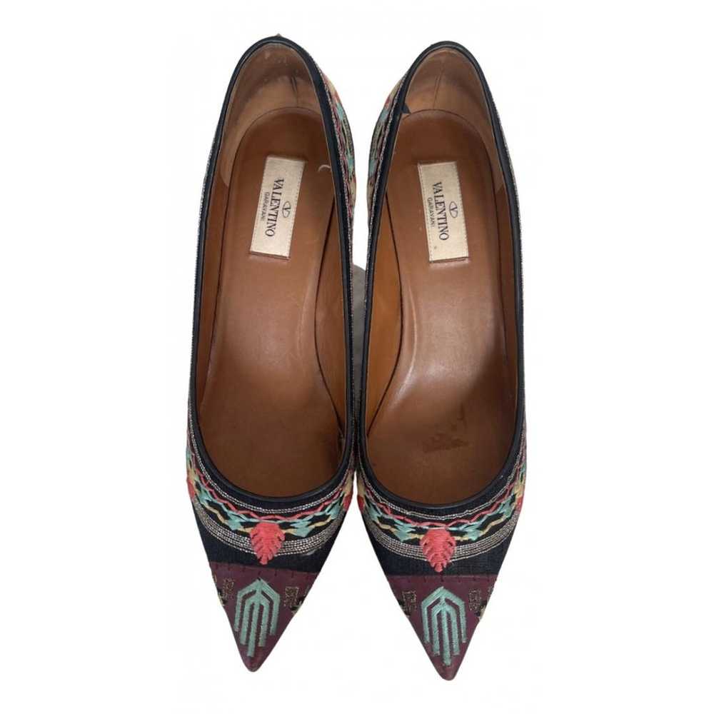 Valentino Garavani Rockstud cloth heels