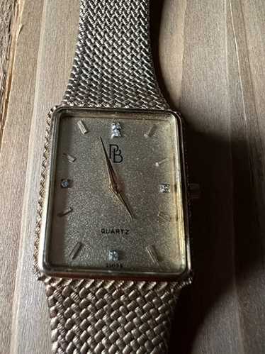 Brighton Marble 43mm Watch by Christian Paul - Gold / Black