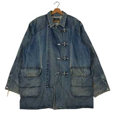 RALPH LAUREN POLO COUNTRY RRL Blue Denim Utility Jacket