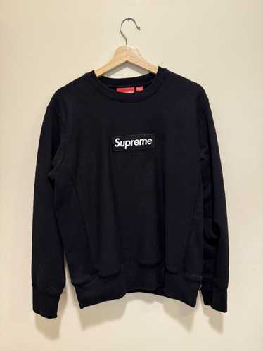 Supreme Box Logo Crewneck FW18 Sweatshirt StockX Black Bogo