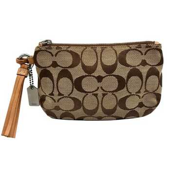 バッグ Coach Optic Signature Hook Demi Pouch Coach signature demi pouch - Gem